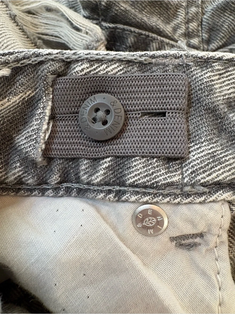 Girls H&M Gray Denim Jean Shorts NWOT